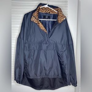 Lauren James leopard print rain jacket anorak